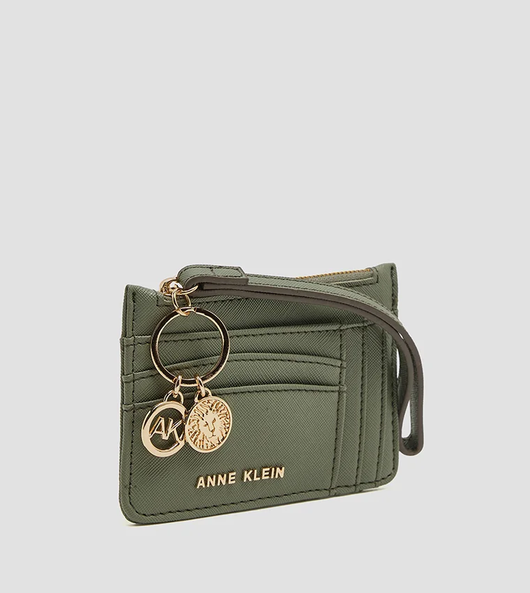 ANNE KLEIN Anne Klein Logo Detail Zippered Wallet